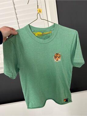 Aviator Nation Ladies Green Tiger Tee XS